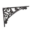 thumbnail image 1 of GROWTH TANK Wall Shelf Bracket Compact Shelf Support for Kitchen Book Shelves Wall Decor Black, 1 of 9