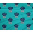 thumbnail image 4 of oneOone Polyester Lycra Tissu Feuilles & Lotus Bloc Décor Tissu Imprimé BTY 56 Pouces de Large, 4 of 4
