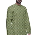 thumbnail image 3 of Atasi Designer Printed Summer Wear Long Kurta With White Pajama Set For Men, 3 of 3