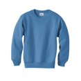 thumbnail image 1 of Hanes ComfortBlend EcoSmart Boy`s Crewneck Sweatshirt, XS, Denim Blue, 1 of 1