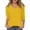 Yellow, variant on Stylish Women's Casual T-Shirts Basic Crew Neck Short Sleeve Fashion Tops Comfortable Everyday Wear for Ladies