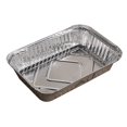 thumbnail image 2 of AMERTEER 10pcs Rectangle Shaped Disposable Aluminum Foil Pan Take-out Food Containers, 2 of 7