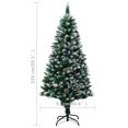 thumbnail image 4 of vidaXL Artificial Christmas Tree LEDs&Pine Cones&White Snow 150 cm, 4 of 5