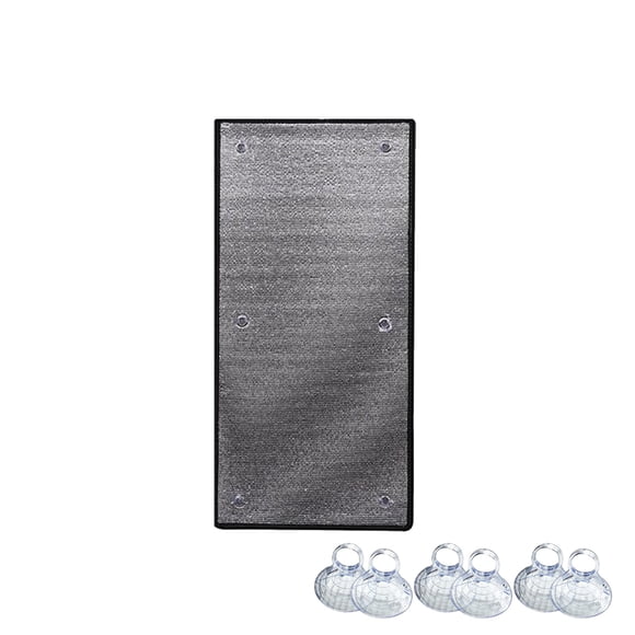 Birdeem Film Isolant Double Face en Aluminium pour Toit, Véranda, Fenêtre, Coton, Pare-Soleil et Film de Protection Solaire, Autocollant en Verre Xpe