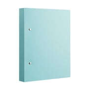 Sales of Day 12.17x9.96IN 3 Hole File Folders Ring Binder Binder Cover Clean Transparent Soft PVC, Round Ring Office Supplies, Binder for Schools, Document and Contract Folder - Blue