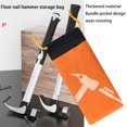 thumbnail image 3 of LJNYFDC Drawstring Pouch Hammer Nail Pouch Drawstring with Rope Hangable Waterproof Oxford 36cm Camping Tent Peg Hammer Nail Pouch for Travel Hammer Storage, 3 of 7