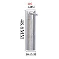 thumbnail image 4 of jinwen Portable Waterproof Box Bottle Case Titanium Seal Bottle for Outdoor Tool 2layer 1.91inch High, 4 of 9
