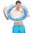 thumbnail image 2 of Inflatable Pool Float 35", Clear Float Tubes, Glitter Swimming Ring, Pool Toys for Summer Swim Pool，Beach Toy, Water Fun Party Toy, 2 of 6