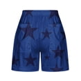 thumbnail image 4 of Plebaso Women's Summer Casual Shorts Printed Drawstring Shorts Lightweight Beach Shorts with Pockets, 4 of 5