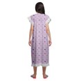 thumbnail image 4 of Moomaya Chemise de Nuit Imprimée pour Femmes Mi-Mollet en Coton à Manches Courtes, 4 of 6