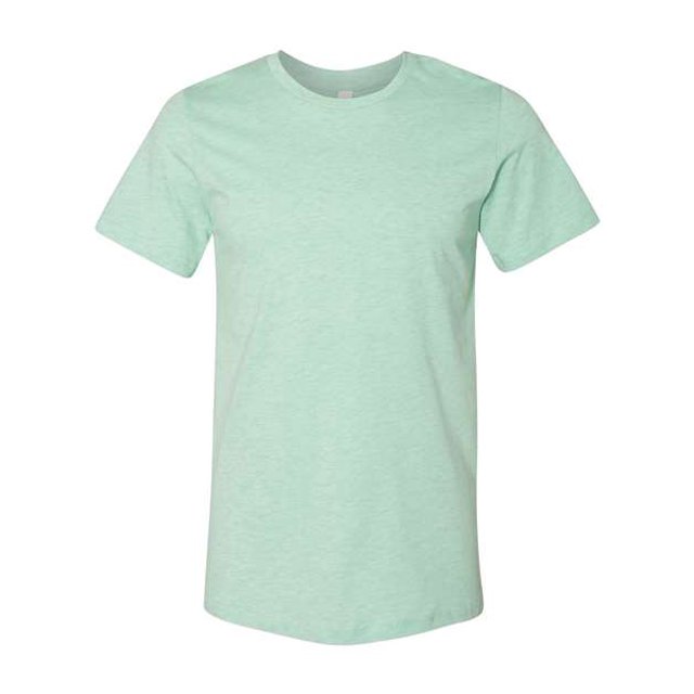 Bella Canvas Mens CVC Jersey Tee, XS, Heather Prism Mint