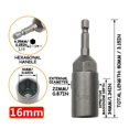 thumbnail image 2 of Electric Drill Sleeve Wind Batch Sleeve Deepened Inner Hexagonal Electric Screwdriver Batch Nut Wrench, 2 of 2