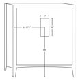 thumbnail image 2 of Imaginations Américaines  28.25 pouces W Vanity Base Blanc, 2 of 8