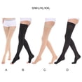 thumbnail image 4 of tredstone Comfortable And Soft Tights High Stocking For Comfort Breathable Compression Stockings Open Toe-Skin Color S 1Set, 4 of 6