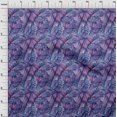 thumbnail image 4 of oneOone Cotton Poplin Twill Blue Fabric Tropical Sewing Material Print Fabric By The Yard 56 Inch Wide, 4 of 5