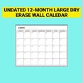 thumbnail image 3 of Oversized Yearly Wall Calendar - Large Format 36x24 Inch Dry Erase Planner for Home Office Classroom Decor & Scheduling, 3 of 4