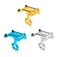 thumbnail image 1 of facefd Alloy Mountain Cycle Phone Holder Portable Front Handlebar Universal Rubber Coating Telescopic Anti- for slip Fix Bracket Biking Rack Gold Silver, 1 of 6