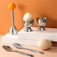 thumbnail image 2 of HBFAGFB Egg Topper Set: 2 Egg Cups, 2 Spoons, 1 Cutter for Soft Hard Boiled Eggs, 2 of 3