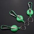 thumbnail image 2 of Fly Fishing Zinger Retractor, 3Pcs Retractable Reel Holder Wear  Durable Nylon Cord Stopper Retractable  Reel Holder Key Chain Fly Fishing Tool, 2 of 8