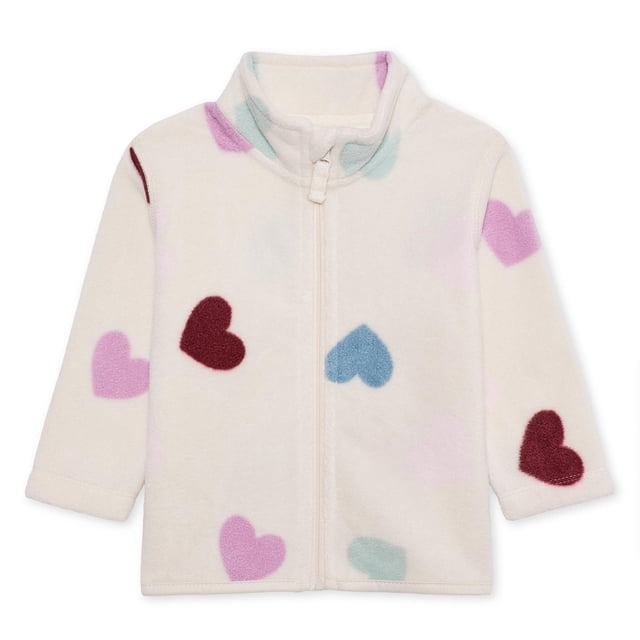 George Baby Girls' Micro Fleece Full Zip Jacket