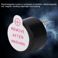 thumbnail image 3 of Active Buzzer, 10Pcs Alarm Buzzer, 9x6MM 9x5.5MM Electronic Toy Car Electronic Equipment for Copier Computer, 3 of 8