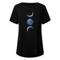 thumbnail image 4 of Pompotops Chemises Mode Décontractée pour Femmes Manches Courtes Tee-Shirt Ample Tunique Blouse, 4 of 4