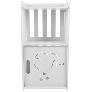 MERRYHAPY Modern Bedside Table Drawer Nightstand For Living Room Small End Table For Bedroom