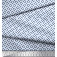 thumbnail image 2 of Soimoi Poly Georgette Fabric Dot & Floral Small Print Fabric by The Yard 52 Inch Wide, 2 of 3
