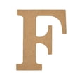 thumbnail image 1 of Plaid Unfinished Wood 5" Letter, F, 1 of 7