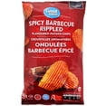 thumbnail image 1 of Great Value Spicy Barbecue Rippled Flavoured Potato Chips, 1 of 4