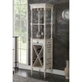 thumbnail image 1 of ACME Anthony Wine Cabinet in Antique White, 1 of 3