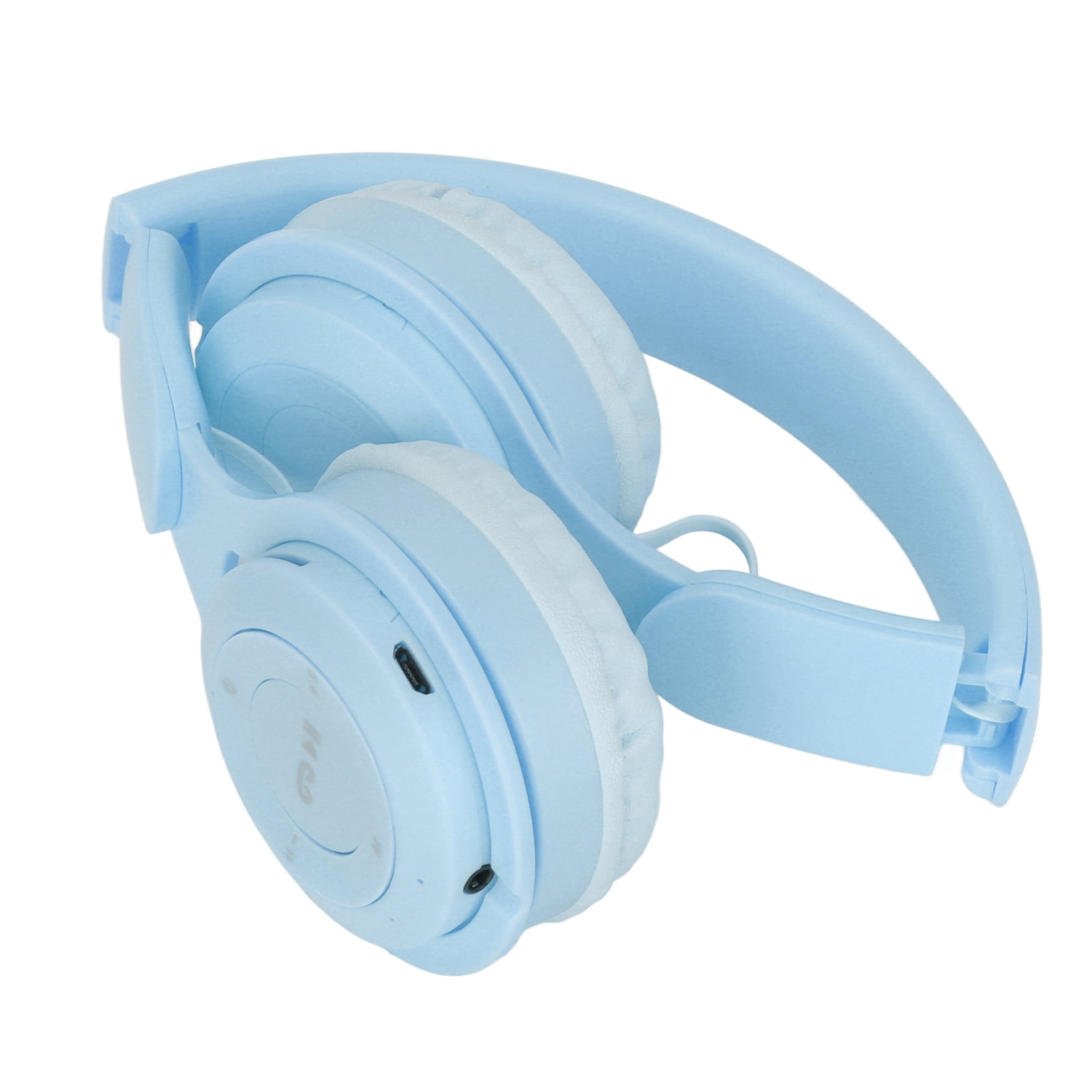 Kids Bluetooth5.0 Headphones, Stereo Surround Sound Foldable Toddler Headphones, Comfortable Leather Over Ear Headphones for School, Outdoors