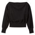 thumbnail image 1 of My Sister's Closet Girls' Long Sleeve Off-the-Shoulder Top, 1 of 1