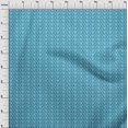thumbnail image 4 of oneOone Tissu Polyester Lycra Bleu Triangle Géométrique Matériel de Robe Tissu Imprimé Tissu au Mètre 56 Pouces de Large, 4 of 5