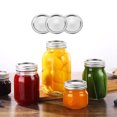 thumbnail image 2 of Canning Lids Metal Sealing Jar Canning Lid; Split-Type Jar Lids Replacement Split-Type Can Caps, Wide Mouth, 86mm, 100pcs, 2 of 8