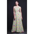 thumbnail image 4 of Bimba Robe Longue Débardeur Maxi à Fleurs pour Femme, Col Rond, Imprimée, Robe de Soirée - Très Petit, 4 of 6