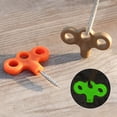 thumbnail image 3 of Clous de Sol de Camping et de Randonnée pour l'Extérieur Phosphorescents Clous de Tente pour Installation Coupe-Vent avec Boucle de Fixation de Sol et de Corde en Acier Inoxydable à Trois Trous 5 Pcs, 3 of 3