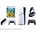 thumbnail image 1 of Ultimate PlayStation 5 Slim Combo Bundle | PS5 Slim Standard, Helldivers 2, DualSense Controller, Pulse Elite Headset, and Charging Station, 1 of 7