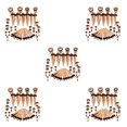 thumbnail image 3 of Transemion 36 Pieces Ear Gauges Stretching Kit Expanders 14G-00G Plugs Rose Gold 36 Pcs 5Set, 3 of 6