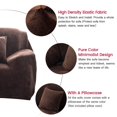 thumbnail image 2 of Housse de Canapé Extensible en Velours Épais pour 1/2/3/4 Places, 2 of 23