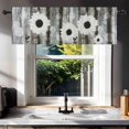 thumbnail image 1 of 1 Piece Country Farmhouse Kitchen Curtains and Valances Set for Windows Country Themed Style Kitchen Window Curtains Over Sink Decor 18x54 in, 1 of 5