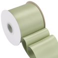 thumbnail image 1 of Joycrosso Spring Moss Ribbon 4 Inch Wide Thick Fabric Ribbon, 50 Yards Double Faced Satin for Chair Sash Bows Making Bouquet Sewing Christmas Decoration, 1 of 7