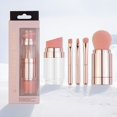 thumbnail image 3 of 5 In 1 Makeup Brush Multifunctional Portable Makeup Brush Powder Puff Set Beauty Tools, 3 of 6