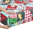 thumbnail image 4 of Gogreen Ensemble de Draps 3 Pcs à Poches Profondes pour Lit Simple s'Adapte à 16 Pouces, Microfibre Respirante Ultra Douce Ensemble de Draps Format Simple, Style Hôtel de Luxe Déco Maison Ensemble de Draps pour Lit Simple, Cadeau pour Femmes, Hommes, 4 of 8