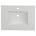 thumbnail image 2 of American Imaginations 30.75-in. W 1 Hole Ceramic Top Set In White Color - Overflow Drain Incl. AI-33307, 2 of 9
