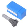 thumbnail image 1 of Loewten Dovetail Cutter,Dovetail Cutter Quenching Cemented Carbide 6 Blades Straight Shank Milling Tool For Stainless Steel,Milling Cutter, 1 of 8