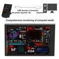 thumbnail image 3 of Computer Temp Monitor, Stepless Dimming Dual USB C IPS Screen 3.5 Inch PC CPU Data Monitor  for Gaming, 3 of 7