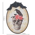 thumbnail image 5 of Wooden Hanging Skull, 5 of 5
