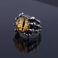 thumbnail image 4 of QIPOPIQ Clearance Rings Stainless Steel Devil Skull Personality Design Retro Eye Men Women Gifts for Her, 4 of 4