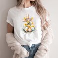 thumbnail image 1 of Weiqiqre Spring Outfits for Women 2025 Happy Easter T Shirt Easter Bunny Shirt Cute Rabbit Graphic Tee Gift Spring Tees Tops, 1 of 4